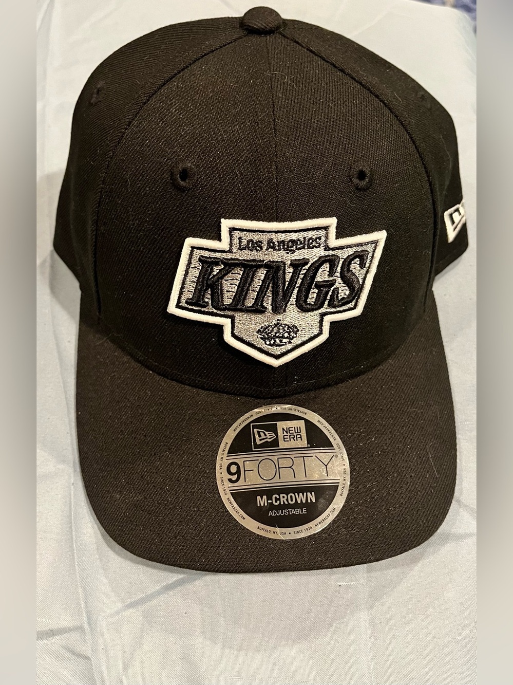New Era Black Cap with Light Gray Undervisor